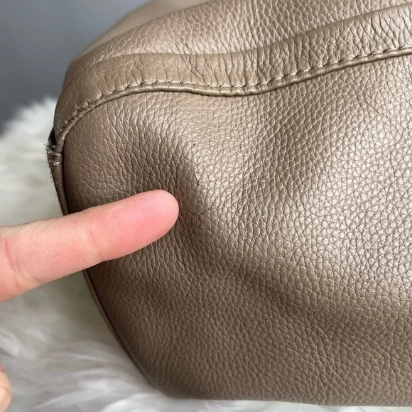 Gucci Soho Interlocking GG Tote Bag Leather Handbag